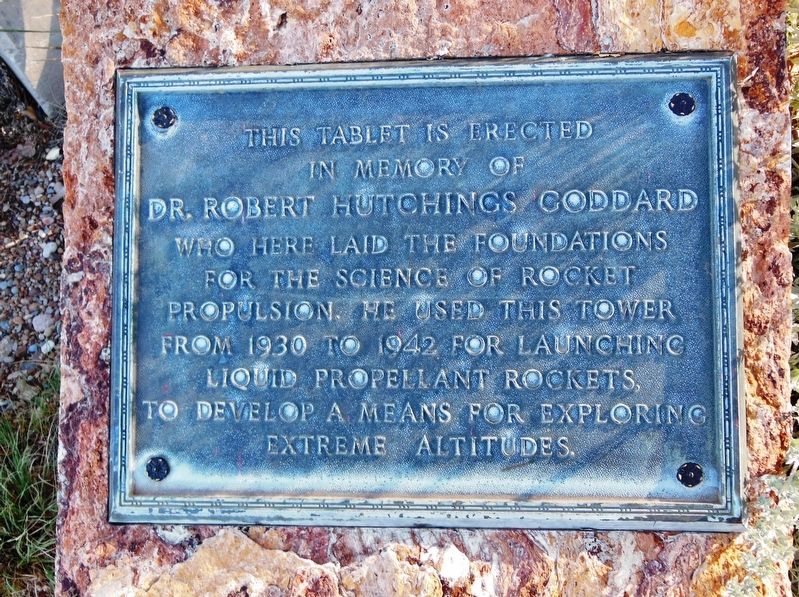 Dr. Robert Hutchings Goddard Marker image. Click for full size.