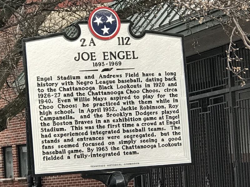 Joe Engel Marker (Side B) image. Click for full size.