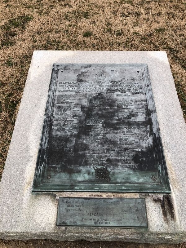 French American Revolutionary War Memorial image. Click for full size.