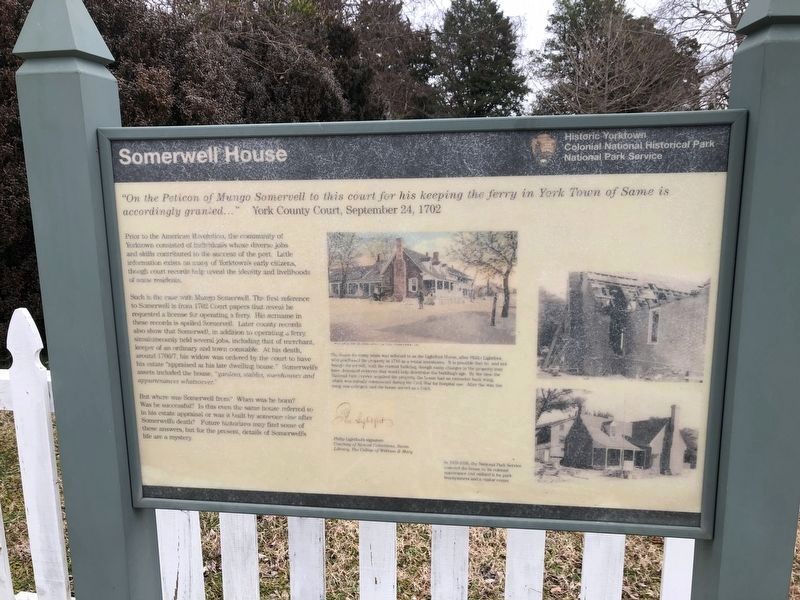 Somerwell House Marker image. Click for full size.