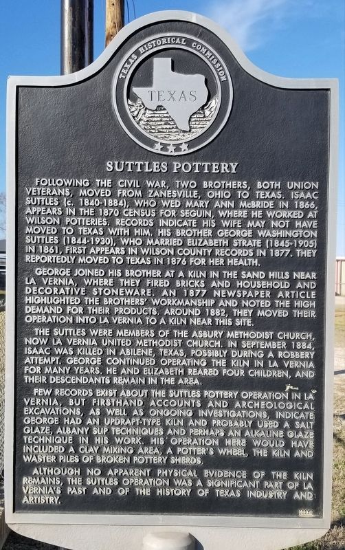 Suttles Pottery Marker image. Click for full size.