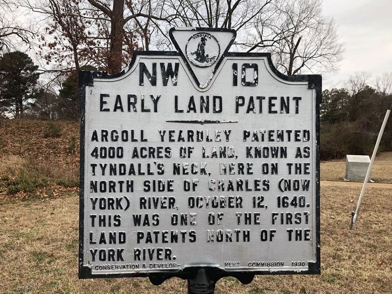 Early Land Patent Marker image. Click for full size.