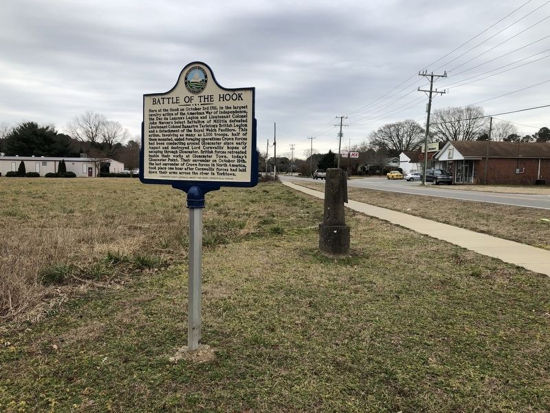 Battle of the Hook Marker image. Click for full size.