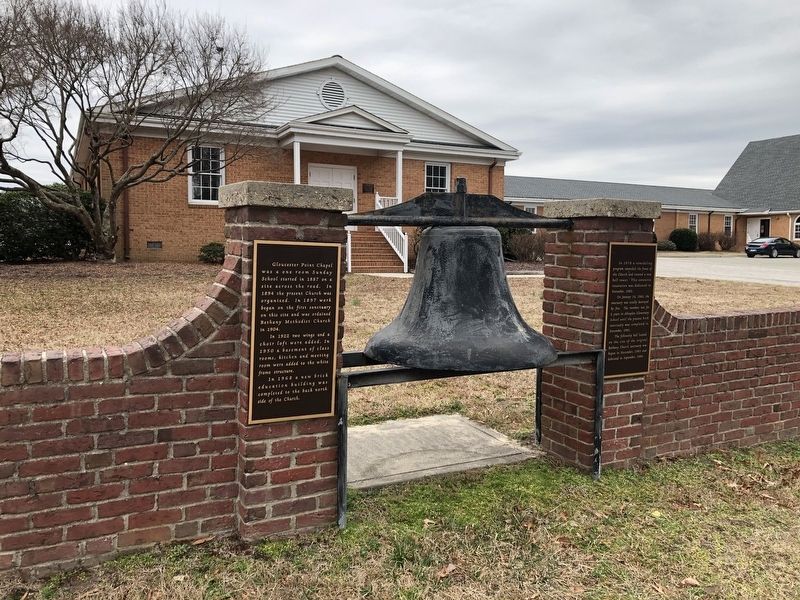 Gloucester Point Chapel Marker Display. Click for full size. Gloucester Point Chapel Marker Display image. Click for full size.