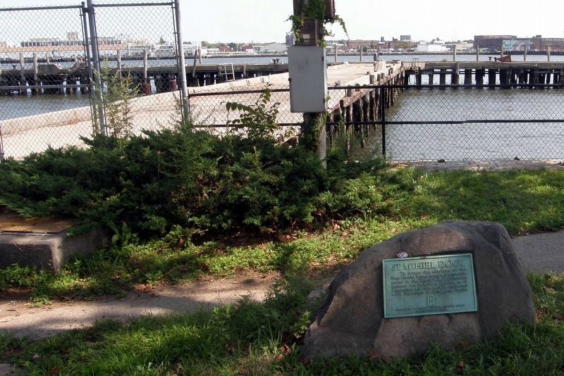 St. Mihiel Dock plaque site. Click for full size. St. Mihiel Dock plaque site image. Click for full size.