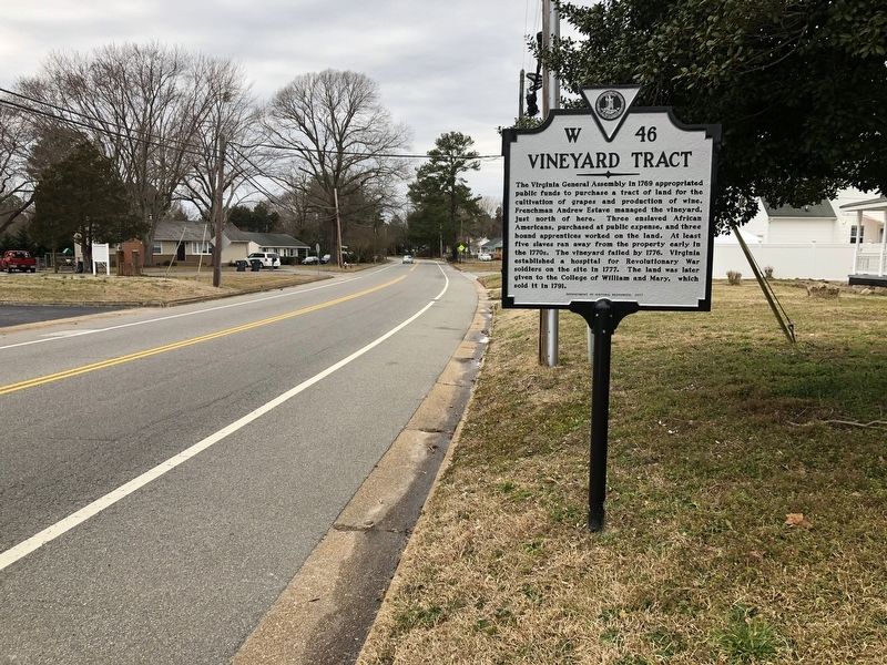 Vineyard Tract Marker. Click for full size. Vineyard Tract Marker image. Click for full size.