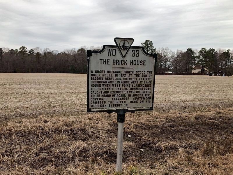 The Brick House Marker image. Click for full size.