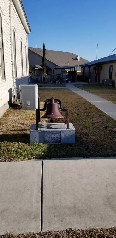 La Vernia United Methodist Church Bell and History Marker. Click for full size. La Vernia United Methodist Church Bell and History Marker image. Click for full size.