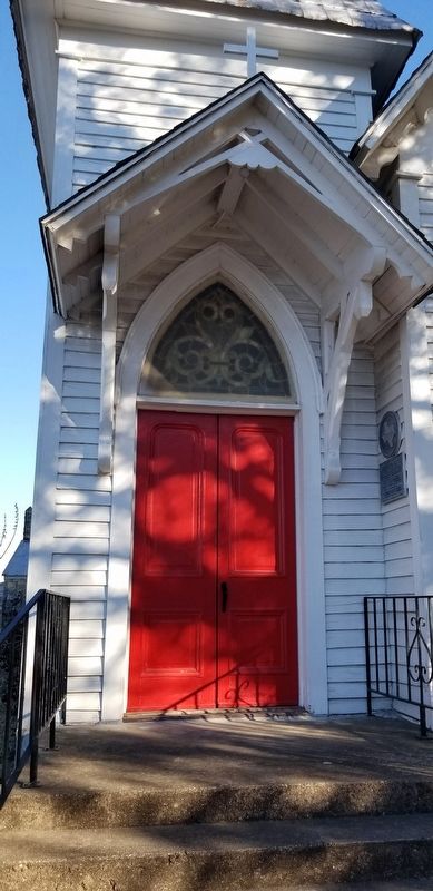The front entrance to the St. Marys Church image. Click for full size.