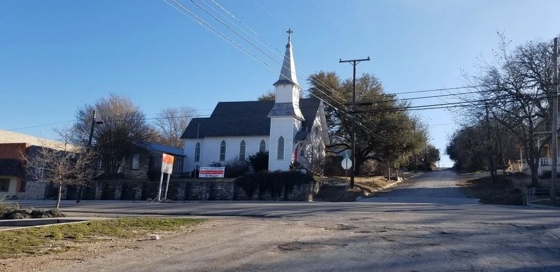 The view of the St. Mary’s Church from across the road. Click for full size. The view of the St. Mary’s Church from across the road image. Click for full size.