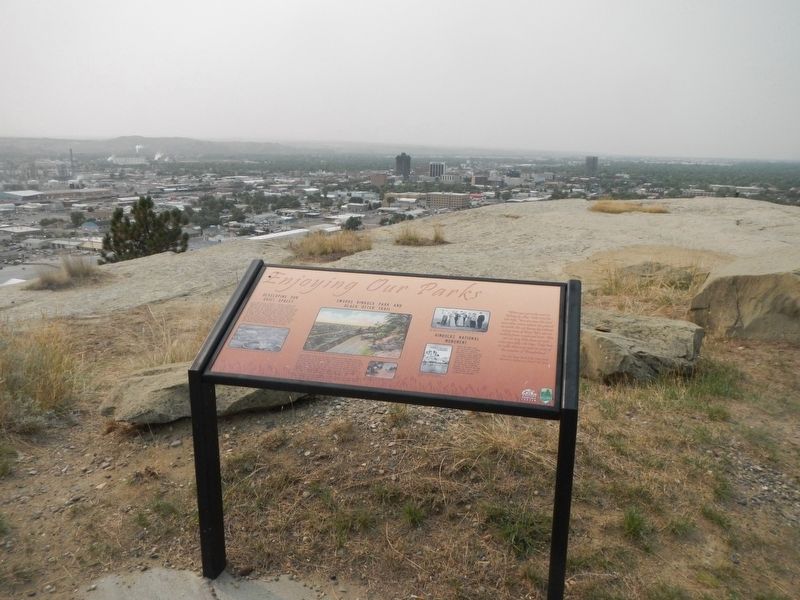 Enjoying Our Parks Marker. Click for full size. Enjoying Our Parks Marker image. Click for full size.