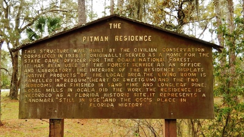 Pitman Residence Marker. Click for full size. Pitman Residence Marker image. Click for full size.