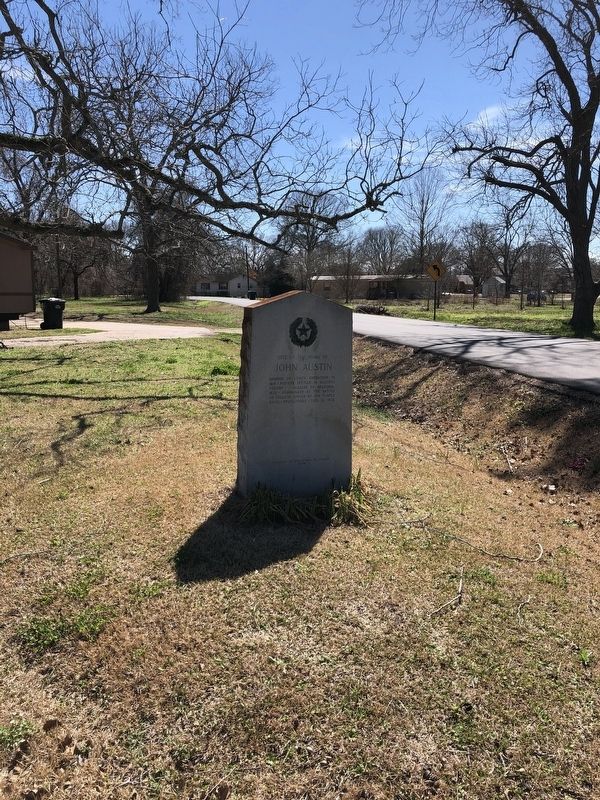 Site of the Home of John Austin Marker image. Click for full size.
