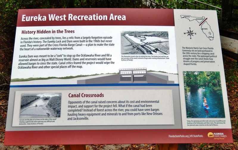 Eureka West Recreation Area Marker. Click for full size. Eureka West Recreation Area Marker image. Click for full size.