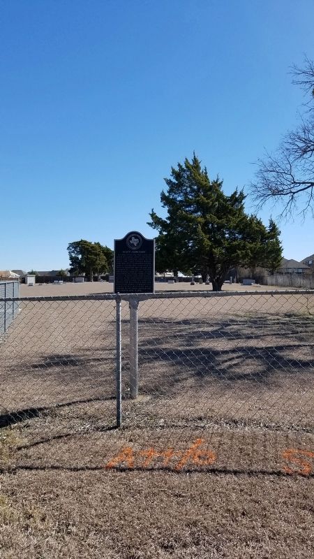 The Scott Cemetery and Marker image. Click for full size.