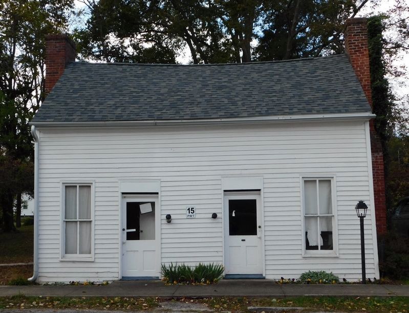 Dr. Polk House and Office - c. 1830 image. Click for full size.