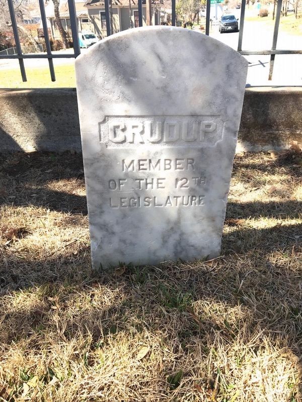 Robert Crudup Marker. Click for full size. Robert Crudup Marker image. Click for full size.