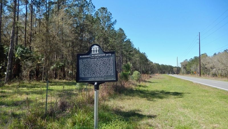 Marshall Plantation Site Marker. Click for full size. Marshall Plantation Site Marker image. Click for full size.