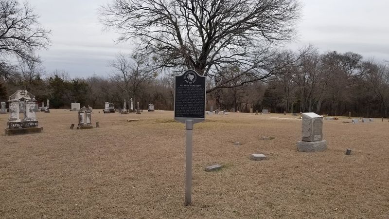 McLarry Cemetery and Marker image. Click for full size.