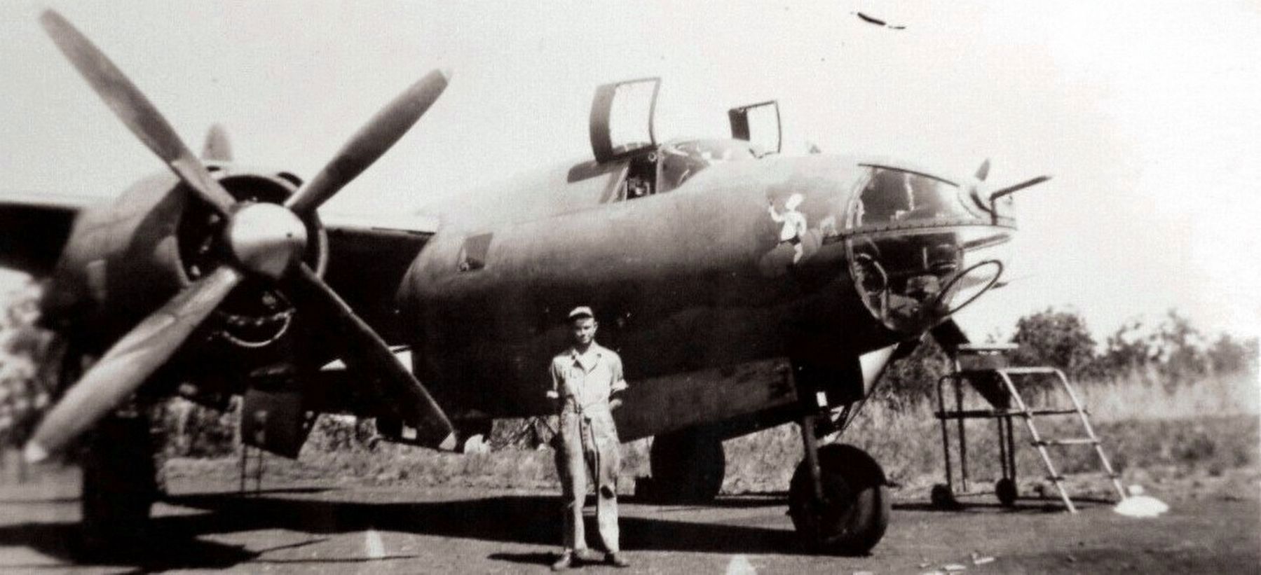 "Henry" - B-26B #41-17565 of the 69th Bombardment Squadron, 38th Bombardment Group (M) image. Click for full size.