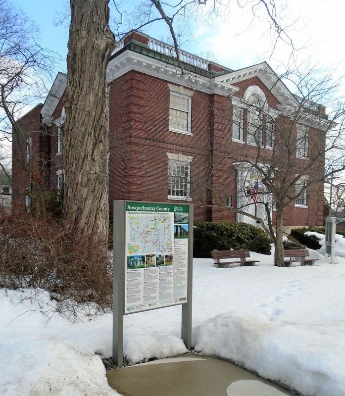 Susquehanna County Marker. Click for full size. Susquehanna County Marker image. Click for full size.