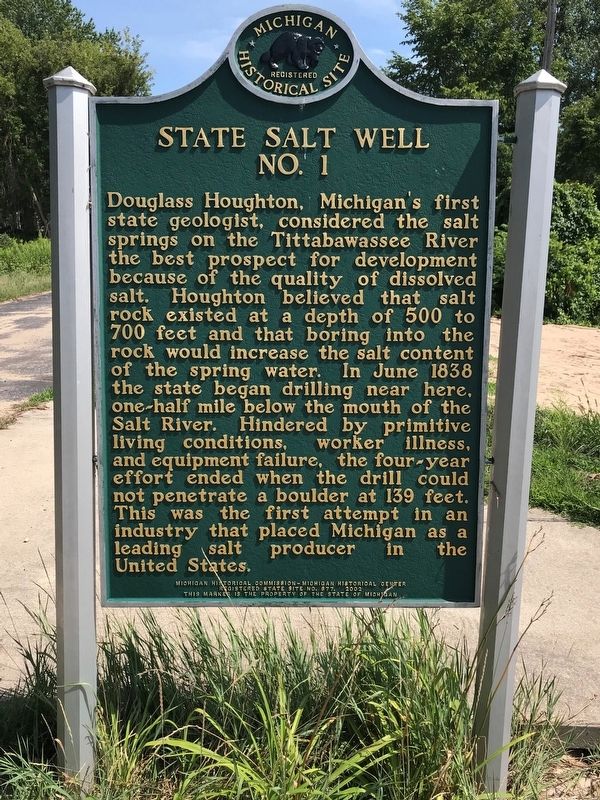 State Salt Well No. 1 Marker image. Click for full size.