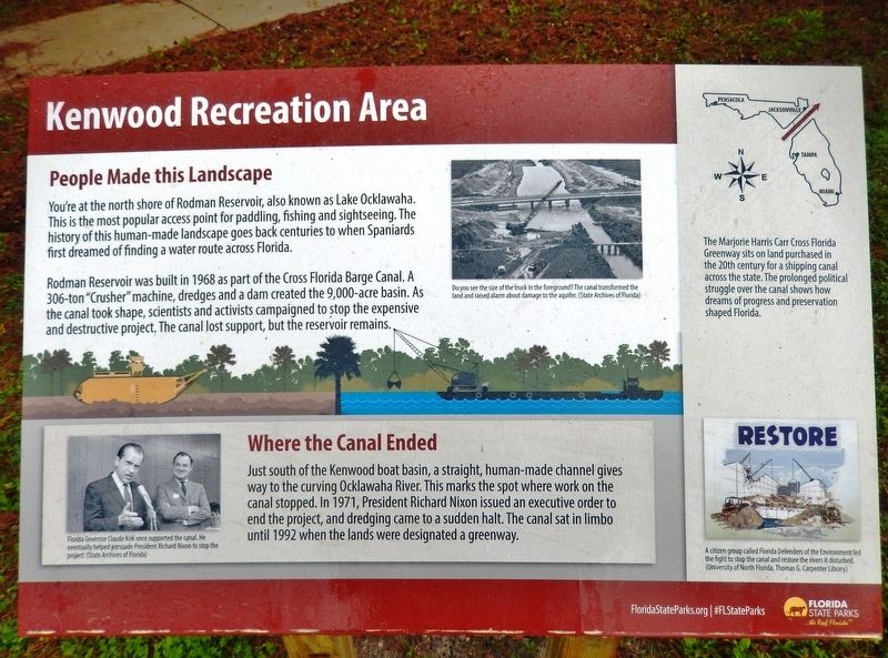 Kenwood Recreation Area Marker. Click for full size. Kenwood Recreation Area Marker image. Click for full size.