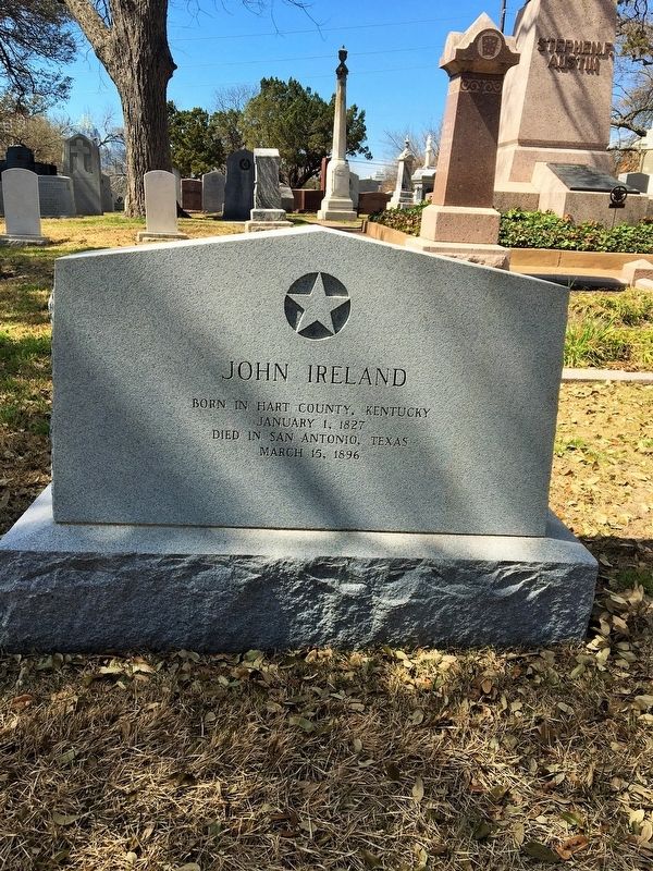 John Ireland Marker image. Click for full size.