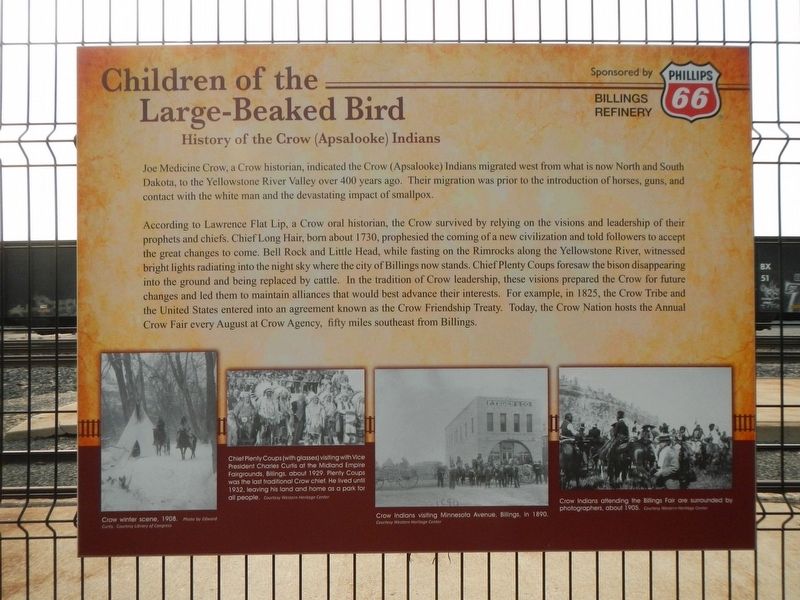 Children of the Large-Beaked Bird Marker image. Click for full size.