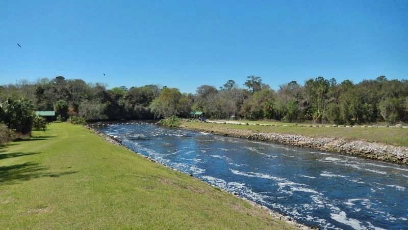 Looking West from Inglis Bypass Spillway. Click for full size. Looking West from Inglis Bypass Spillway image. Click for full size.