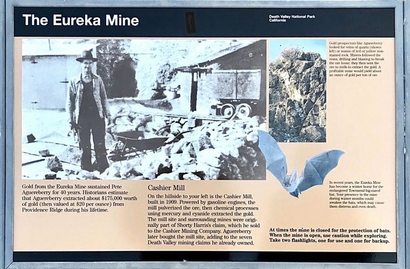 Eureka Mine Marker image. Click for full size.