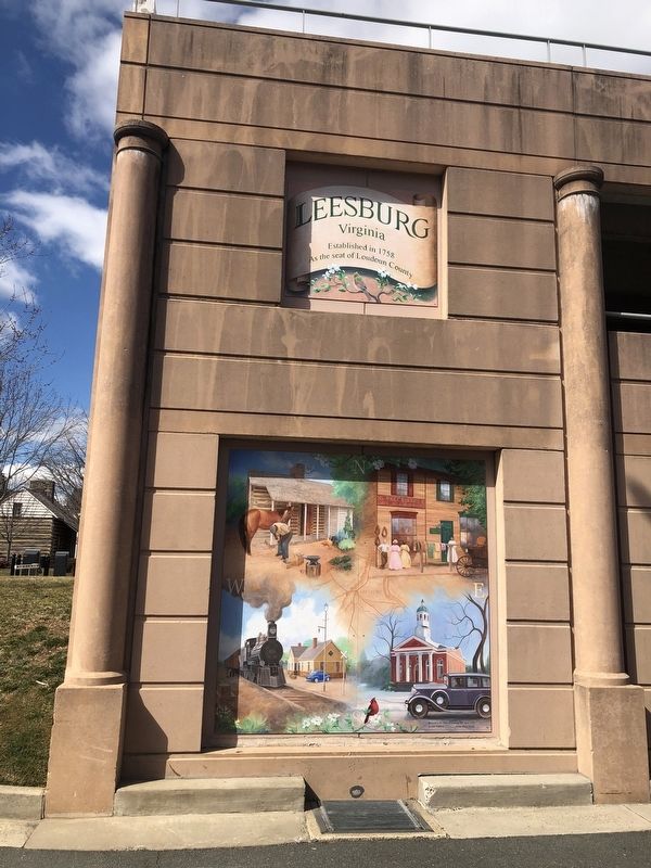Leesburg Marker. Click for full size. Leesburg Marker image. Click for full size.