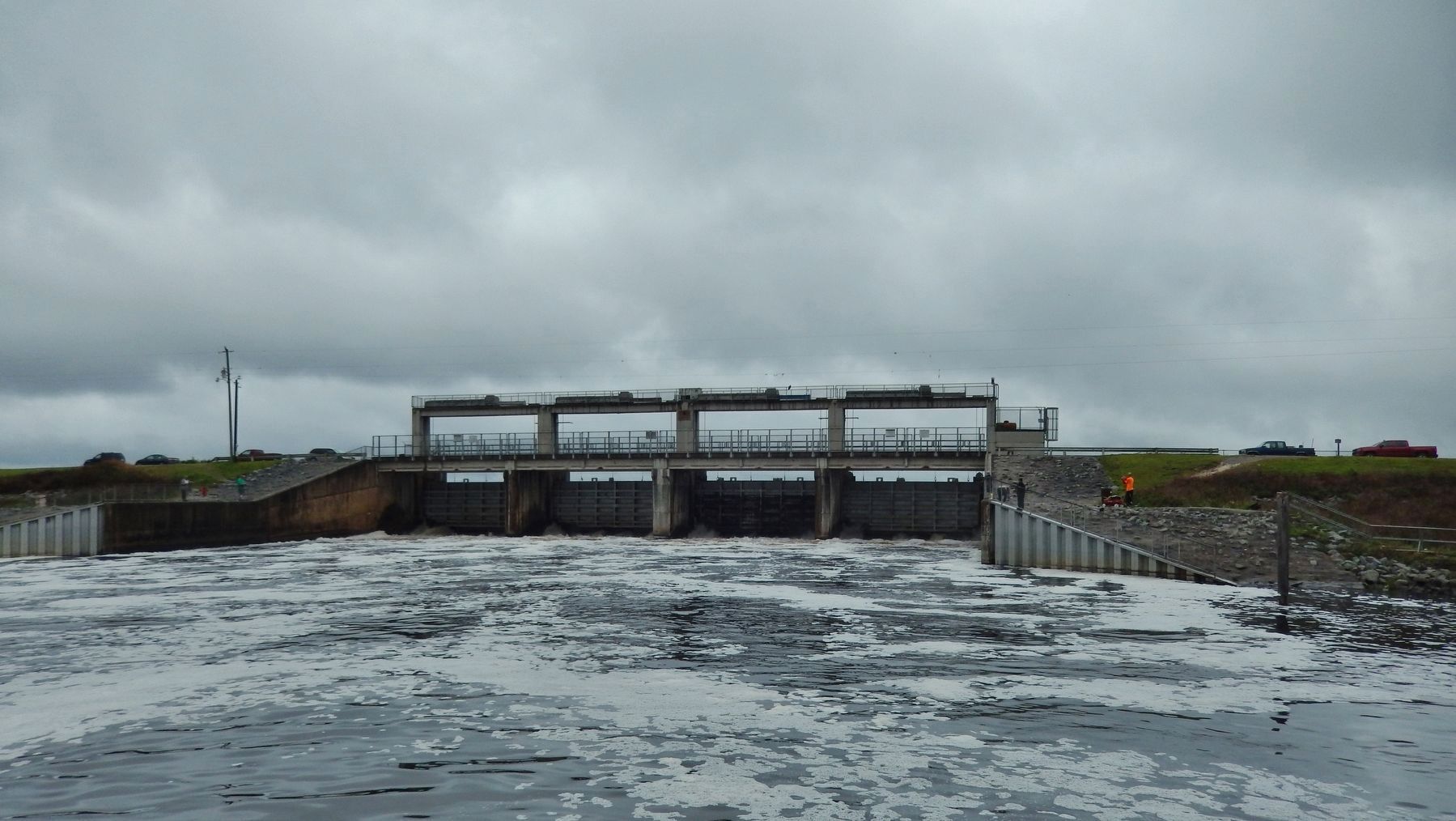 Kirkpatrick Dam Spillway image. Click for full size.