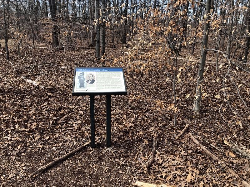 15th Massachusetts Infantry Marker. Click for full size. 15th Massachusetts Infantry Marker image. Click for full size.