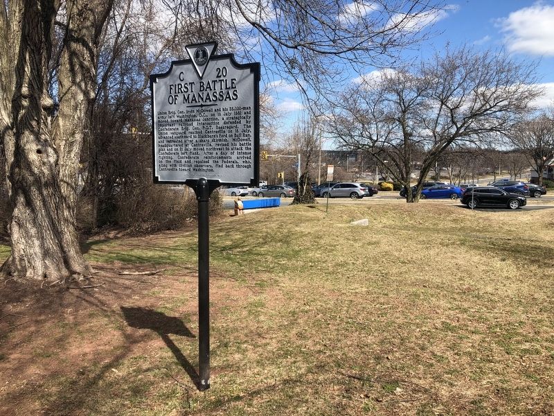 First Battle of Manassas Marker image. Click for full size.
