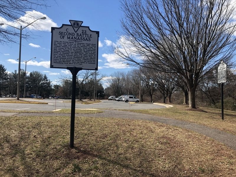 Second Battle of Manassas Marker image. Click for full size.