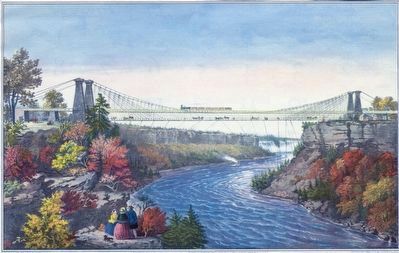 The 1855 Suspension Bridge image. Click for full size.