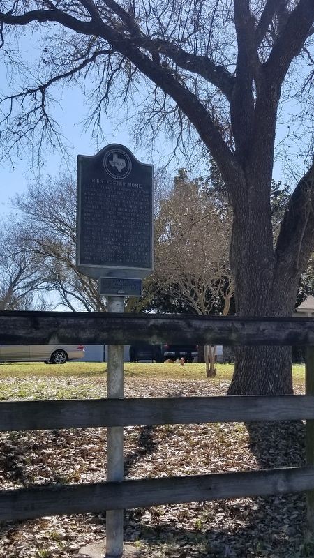 R.B.S. Foster Home Marker. Click for full size. R.B.S. Foster Home Marker image. Click for full size.