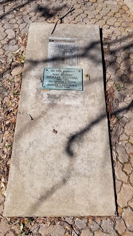 The gravestone of Hollie Tatnell (1839 - 1911). Click for full size. The gravestone of Hollie Tatnell (1839 - 1911) image. Click for full size.