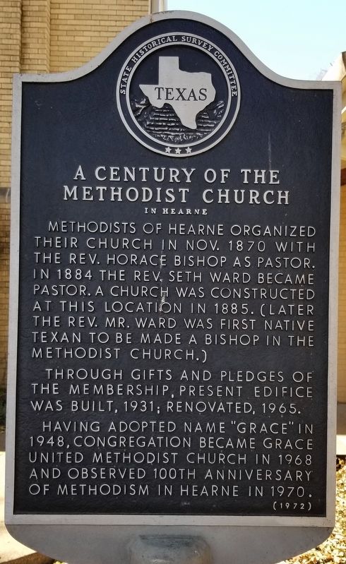 A Century of the Methodist Church Marker image. Click for full size.