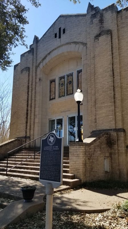 Grace United Methodist Church and marker. Click for full size. Grace United Methodist Church and marker image. Click for full size.