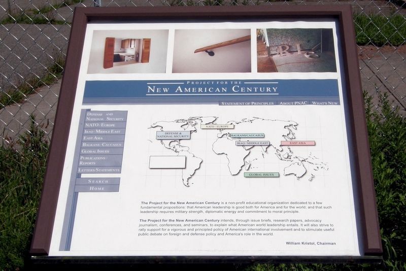 Project for the New American Century. Click for full size. Project for the New American Century image. Click for full size.