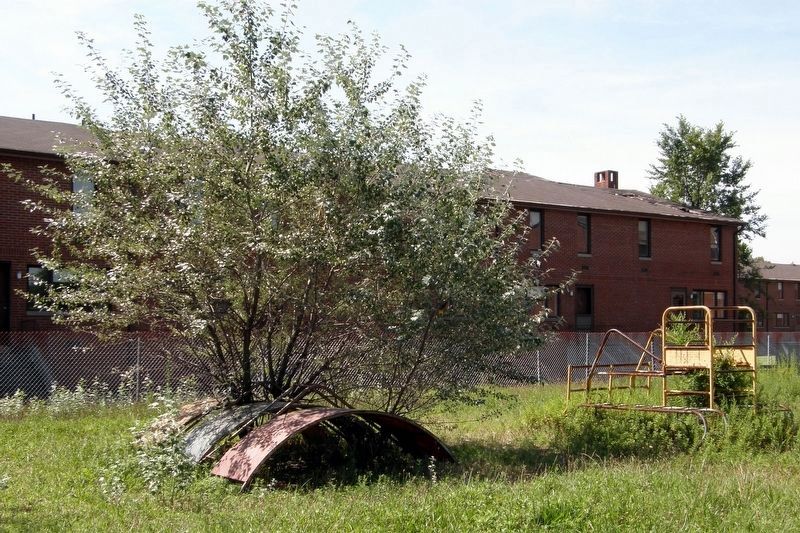 The ruins of a playground. Click for full size. The ruins of a playground image. Click for full size.