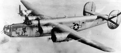 B-24 Liberator of 494th Bomb Group (H) image. Click for full size.