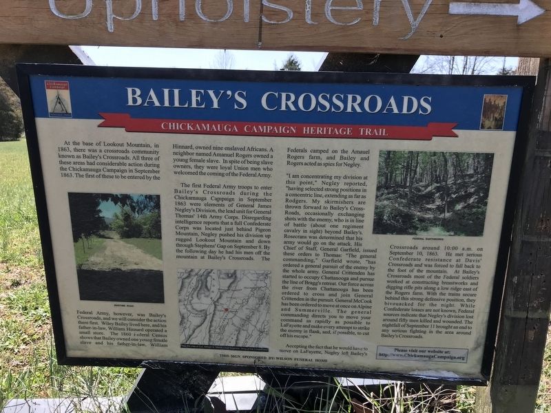 Bailey's Crossroads Marker image. Click for full size.