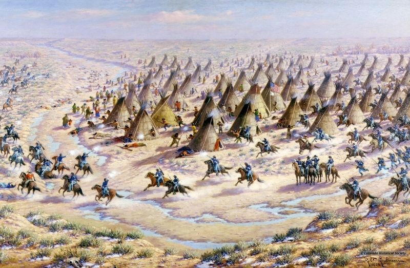 The Chivington Massacre image. Click for more information.