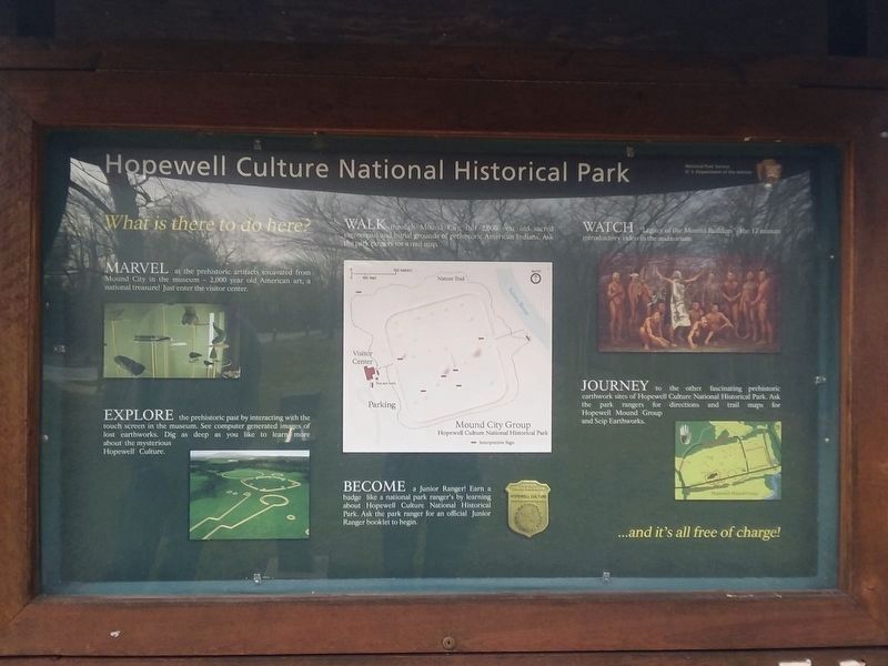 Hopewell Culture National Historical Park Marker image. Click for full size.