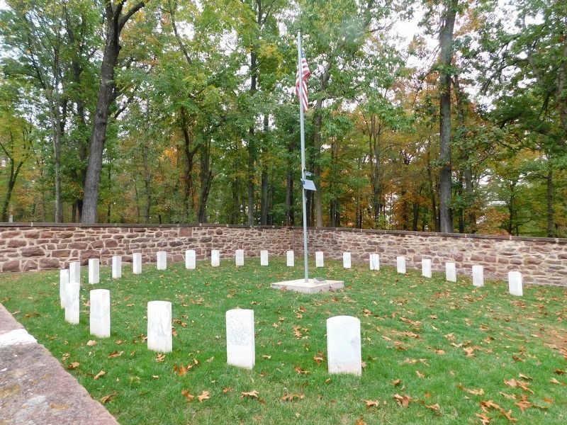 Ball's Bluff National Cemetery image. Click for full size.