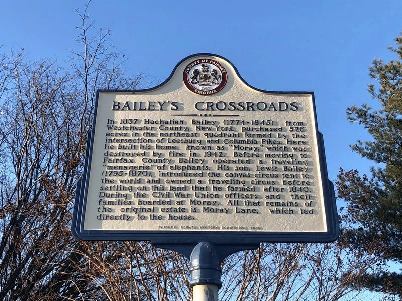 Baileys Crossroads Marker image. Click for full size.