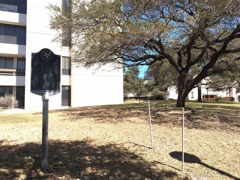 Site of Texas Wesleyan College Marker. Click for full size. Site of Texas Wesleyan College Marker image. Click for full size.